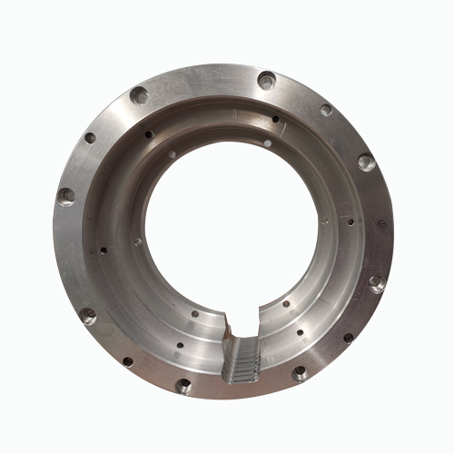 Magnetic suspension blower aluminum diffuser for three axis CNC machining center