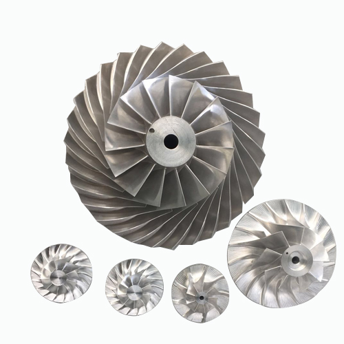 Fluid machinery magnetic suspension blower aluminum impeller for five axis CNC machining center