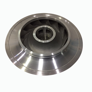 Rail transit fan impeller for aluminum alloy lower pressure casting