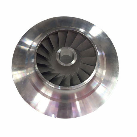 Fluid machinery components compressor aluminum closed impeller for lower pressure casting