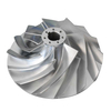Locomotive and marine turbocharger aluminum Compressor wheel for five CNC machining center