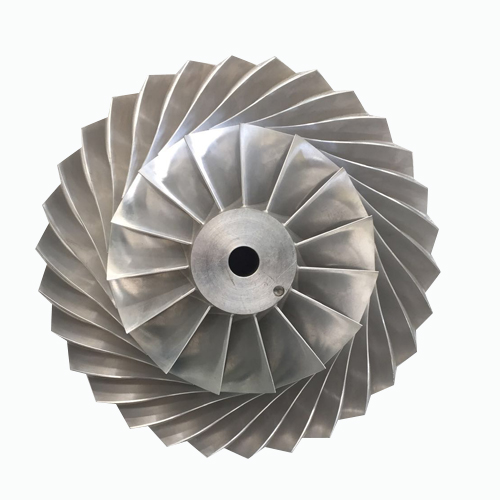 Magnetic suspension blower impeller by five axis CNC machining center