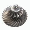 Fluid machinery magnetic suspension blower aluminum impeller for five axis CNC machining center