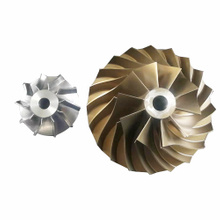 Magnetic suspension blower impeller by five axis CNC machining center