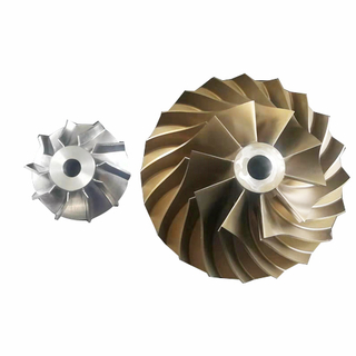 Magnetic suspension blower impeller by five axis CNC machining center