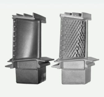 Lost wax vacuum casting precision casting superalloy turbine blade and guide vane used for turbojet engine and turbocharger
