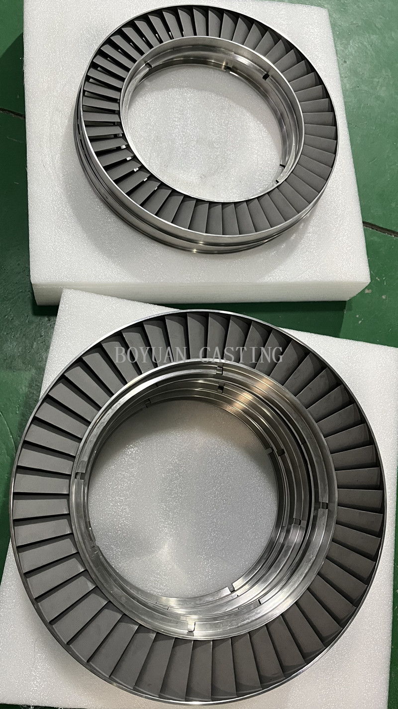Locomotive turbocharger INconel718 nozzle ring 