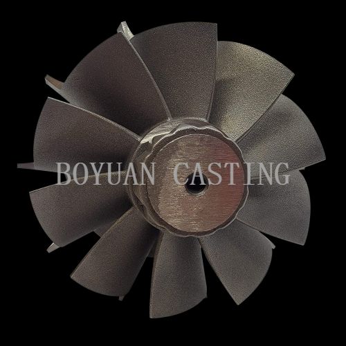 713 and 718 High Temperature Alloy Lost Wax Investment Vacuum Casting Turbine Wheel for Turbocharger