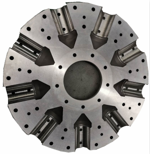 Aluminum die casting fan impeller used for truck fan ventilation system