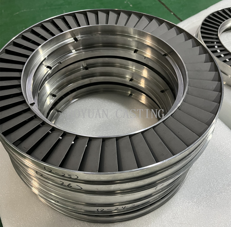 Locomotive turbocharger INconel718 nozzle ring 
