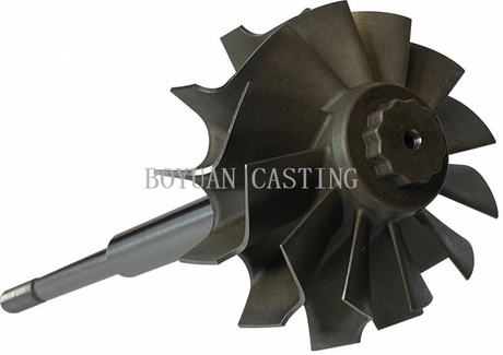 713 and 718 High Temperature Alloy Lost Wax Investment Vacuum Casting Turbine Wheel for Turbocharger