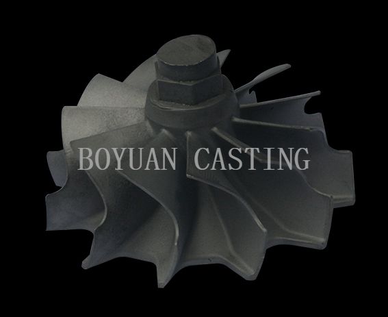 713 and 718 High Temperature Alloy Lost Wax Investment Vacuum Casting Turbine Wheel for Turbocharger
