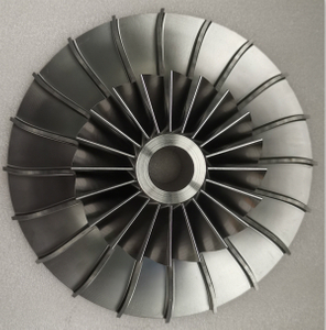 Stainless steel compressor wheel for 5 axis CNC machining center