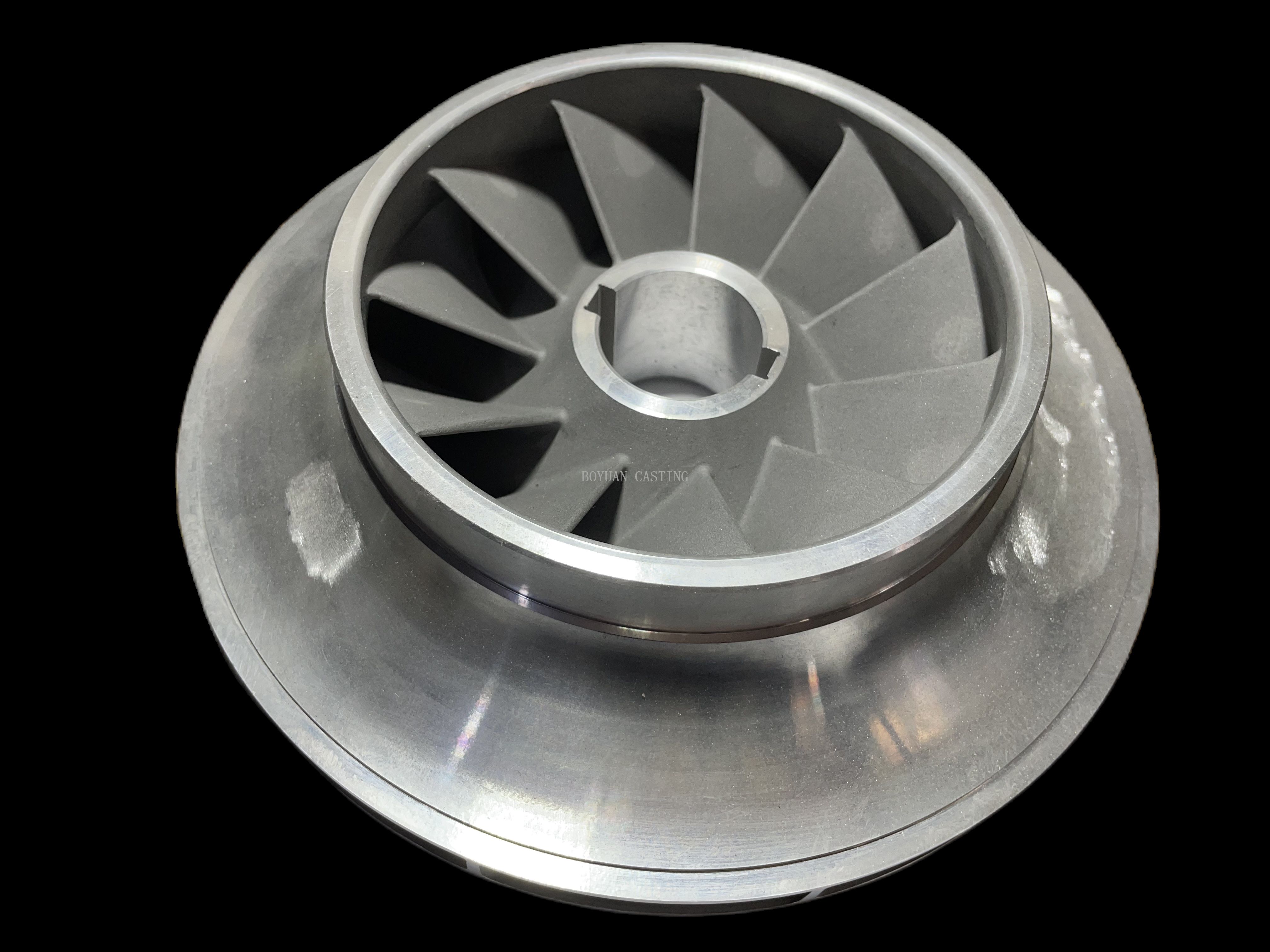Aluminum/Aluminium Low Pressure Casting Compressor Impeller for Compressor Fan
