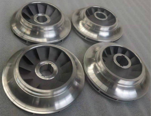 Aluminum alloy A356 refrigeration compressor impeller of precision casting