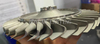 Superalloy turbine wheel used for turbojet engine parts