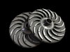 Metal mould low pressure casting aluminum reflux curve front cover used for compressor